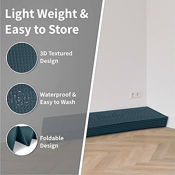 【開封・未使用】折りたたみヨガマット ヨガ 運動 180x120cm 8mm ヨガマット 折りたたみ 4mm yogamat18361[品番：BCYW0011404